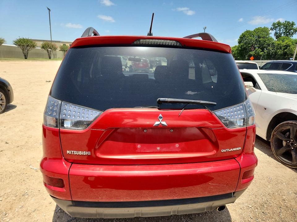2012 Mitsubishi Outlander VIN JA4AS2AW8CU002048 COPART salvage auction — HAIL, Tx - Certificate Of Title (P), sold $525 on 2026-07-30 (photo 6)