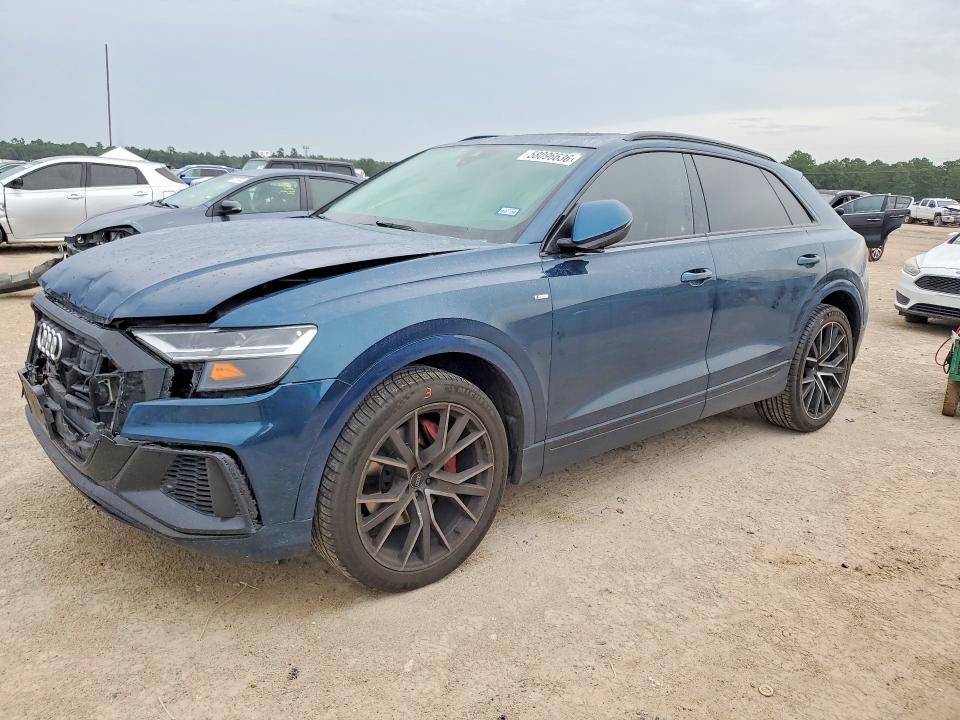 2020 Audi Q8 VIN WA1EVAF12LD026197 COPART salvage auction — FRONT END, TX - SALVAGE VEHICLE TITLE, sold $27,750 on 2026-07-28 (photo 1)