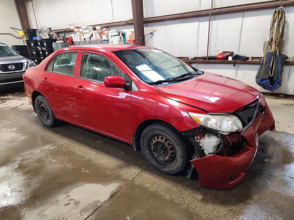 2009 Toyota Corolla VIN 2T1BU40E89C072504 COPART salvage auction — FRONT END, AB - BOS - SALVAGE, sold $1,150 on 2026-07-02 (photo 4)