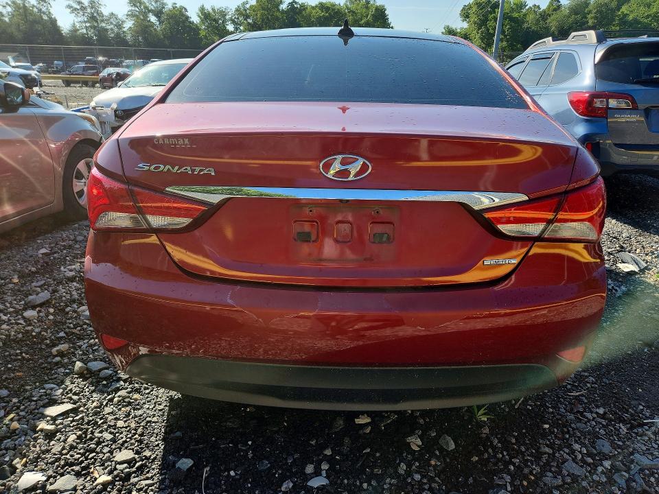 2014 Hyundai Sonata VIN 5NPEC4AC5EH885772 COPART salvage auction — FRONT END, Md - Cert Of Salvage > 75% Damage, sold $375 on 2026-07-07 (photo 6)