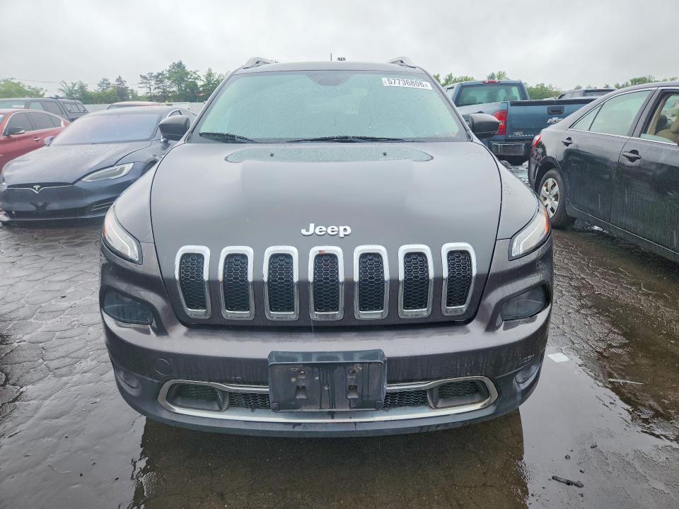 2015 Jeep Cherokee VIN 1C4PJMDB4FW599814 COPART salvage auction — REAR END, Ct - Certificate Of Title, sold $2,200 on 2026-07-02 (photo 5)