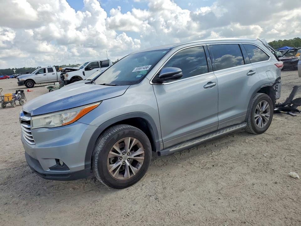 2014 Toyota VIN 5TDKKRFH6ES031908 COPART salvage auction — REAR END, Tx - Salvage Vehicle Title, sold $6,300 on 2026-07-10 (photo 1)