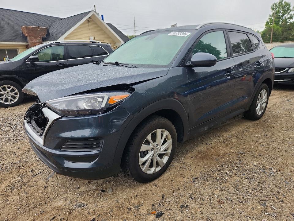 2021 Hyundai Tucson VIN KM8J3CA43MU395011 COPART salvage auction — FRONT END, Salvage Title, sold $3,400 on 2026-07-15 (photo 1)