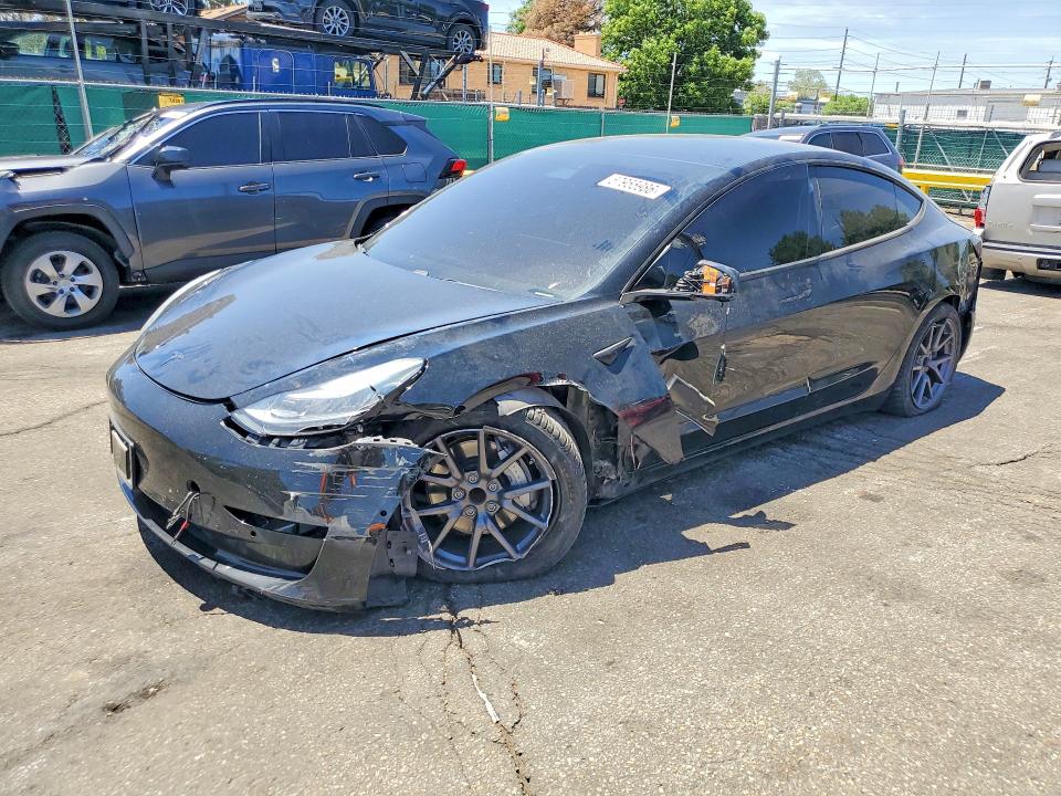 2019 Tesla VIN 5YJ3E1EA9KF395595 COPART salvage auction — FRONT END, Co - Salvage Title, sold $3,350 on 2026-07-14 (photo 1)