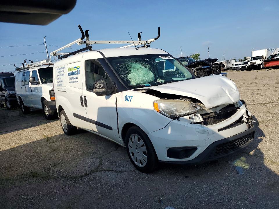 2016 Ram Promaster city VIN ZFBERFBT1G6B52162 COPART salvage auction — FRONT END, Mi - Certificate Of Title, sold $500 on 2026-07-31 (photo 4)