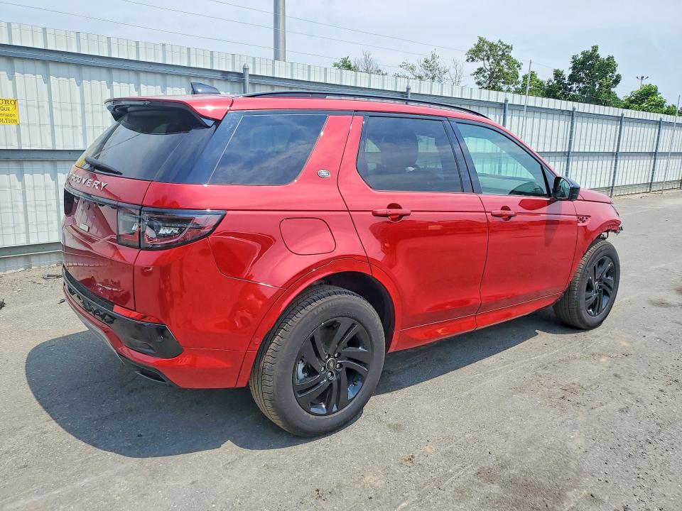 2025 Land rover Discovery sport VIN SALCJ2FX5SH365023 COPART salvage auction — FRONT END, Va - Cert Of Title - Salvage, sold $15,400 on 2026-07-16 (photo 3)