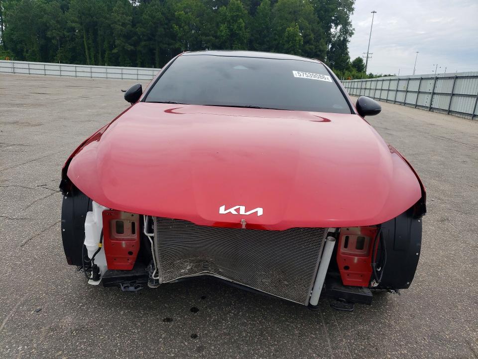 2025 Kia VIN KNAG64J7XS5349265 COPART salvage auction — FRONT END, Nc - Salvage Certificate Of Title, sold $550 on 2026-07-30 (photo 5)