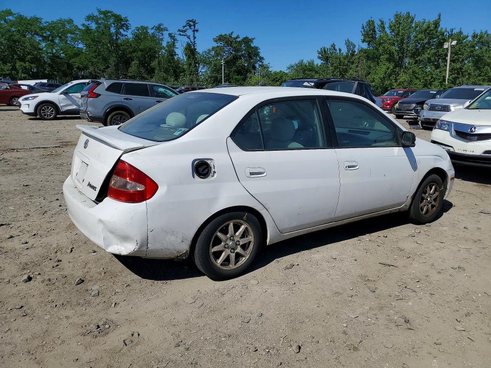 2002 Toyota Prius VIN JT2BK12U220068272 COPART salvage auction — REAR END, Md - Cert Of Salvage > 75% Damage, sold $300 on 2026-07-28 (photo 3)