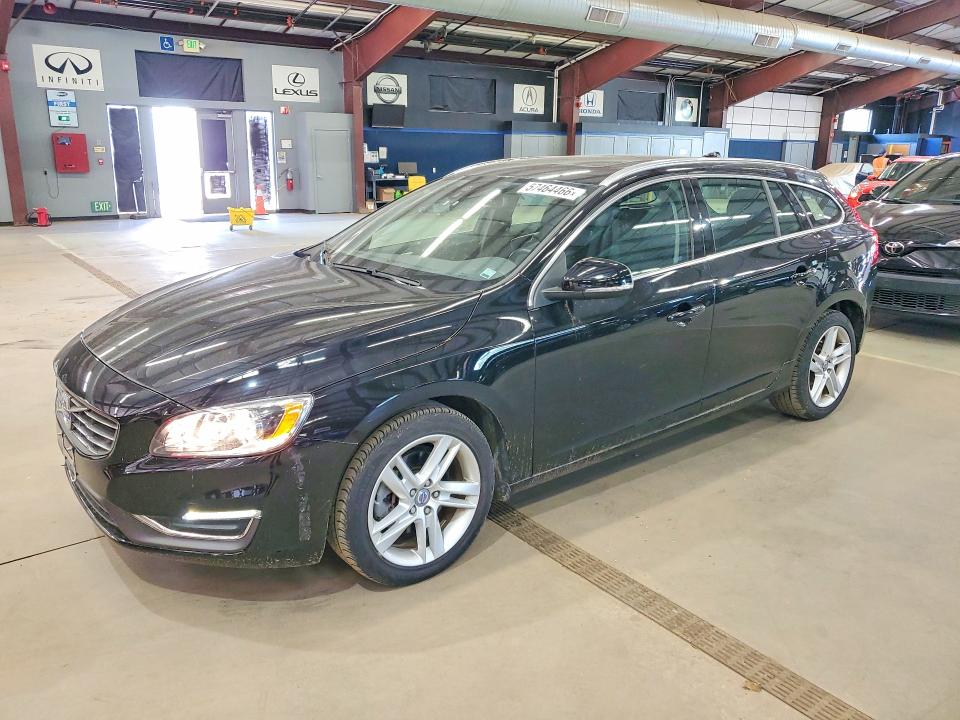 2015 Volvo V60 VIN YV126MEC5F1207076 COPART salvage auction — MECHANICAL, CT - CERT OF TITLE-SALVAGE, sold $1,800 on 2026-07-16 (photo 1)
