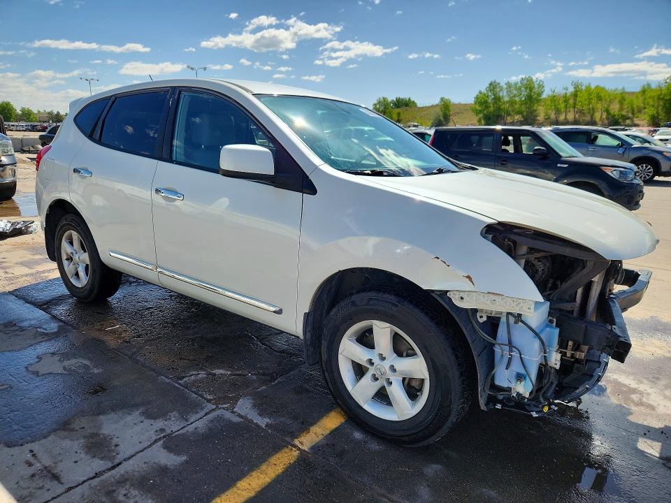 2013 Nissan Rogue VIN JN8AS5MV9DW125300 COPART salvage auction — FRONT END, Co - Salvage Title, sold $675 on 2026-07-22 (photo 4)