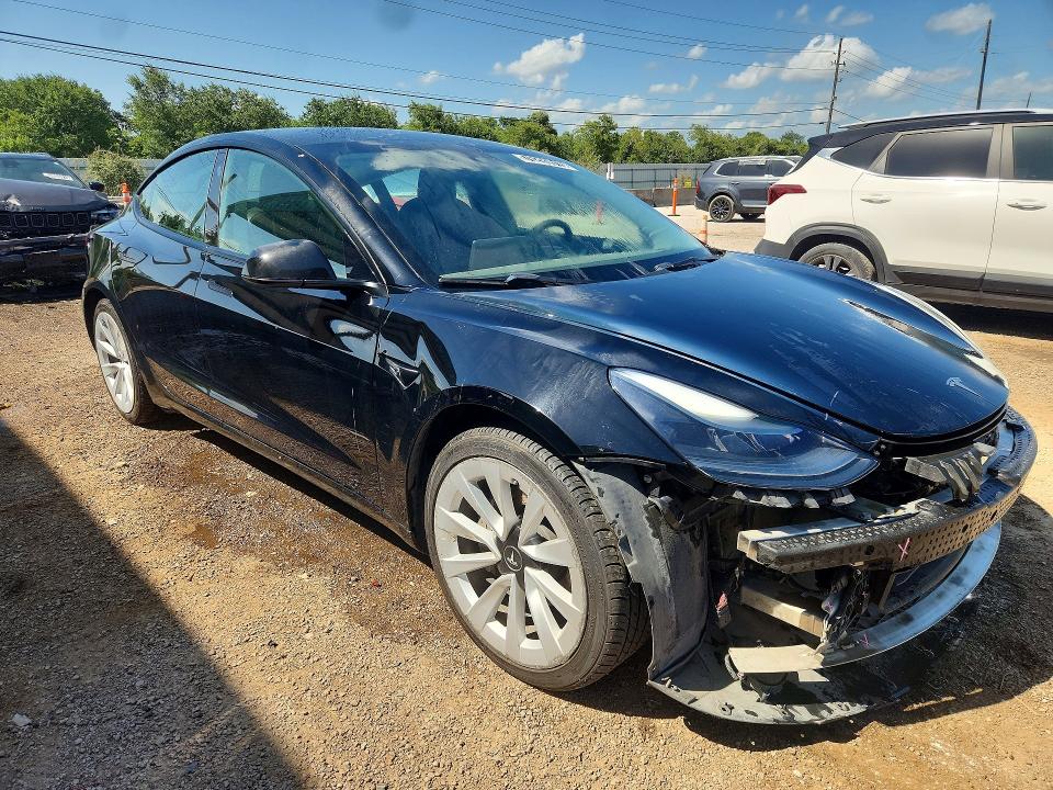 2022 Tesla Model 3 VIN 5YJ3E1EA0NF286589 COPART salvage auction — FRONT END, Ky - Certificate Of Title, sold $6,800 on 2026-07-15 (photo 4)