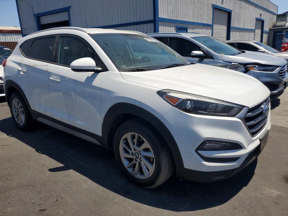 2018 Hyundai Tucson VIN KM8J33A41JU708293 COPART salvage auction — MECHANICAL, NV - CERTIFICATE OF TITLE, sold $2,050 on 2026-07-22 (photo 4)