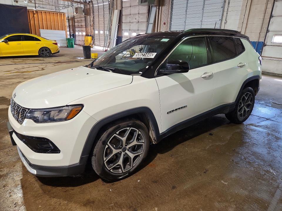 2025 Jeep Compass VIN 3C4NJDCN3ST511161 COPART salvage auction — SIDE, MI - SCRAP CERTIFICATE OF TITLE, sold $350 on 2026-07-22 (photo 1)