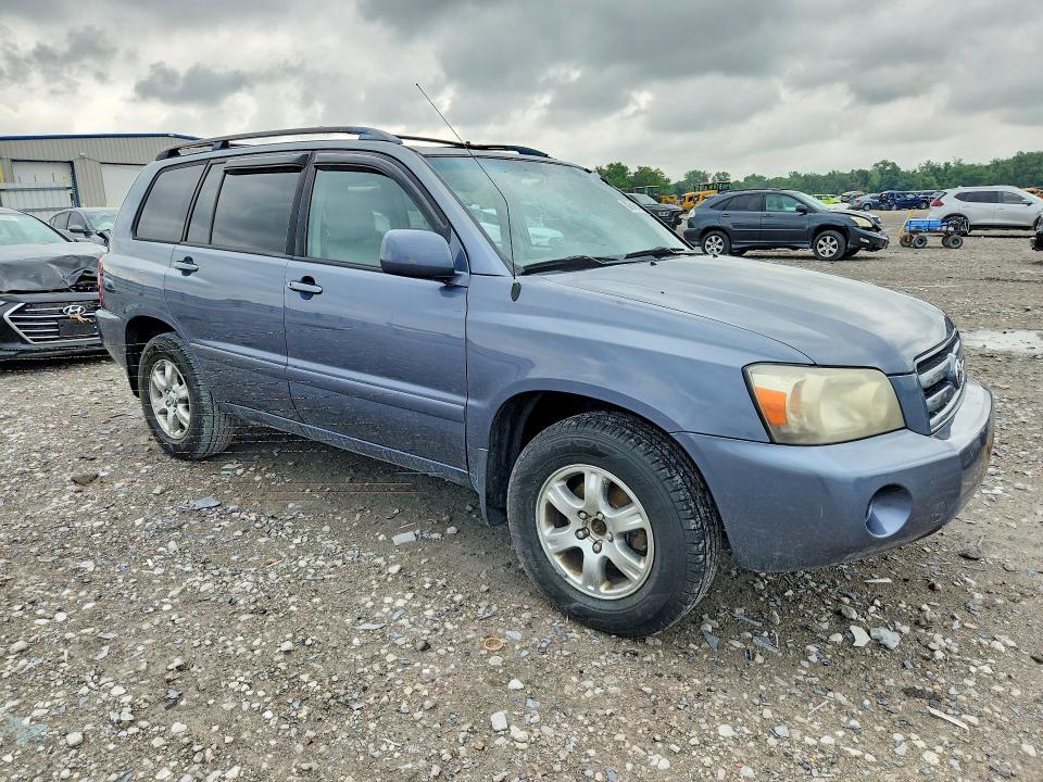 2006 Toyota Highlander VIN JTEDP21A760118650 COPART salvage auction — ROOF, IL - SALVAGE CERTIFICATE, sold $450 on 2026-07-29 (photo 4)
