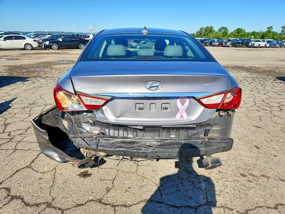 2011 Hyundai Sonata VIN 5NPEC4AC9BH259833 COPART salvage auction — REAR END, Pa - Certificate Of Salvage, sold $425 on 2026-07-31 (photo 6)