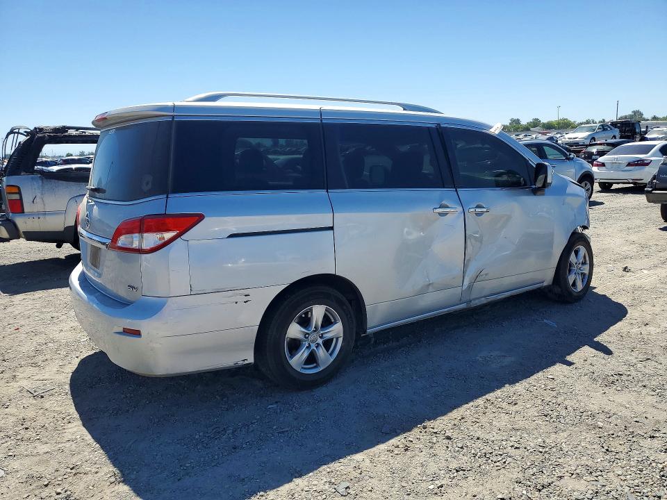 2016 Nissan Quest VIN JN8AE2KP4G9153079 COPART salvage auction — FRONT END, Ca - Salvage Certificate, sold $100 on 2026-07-09 (photo 3)