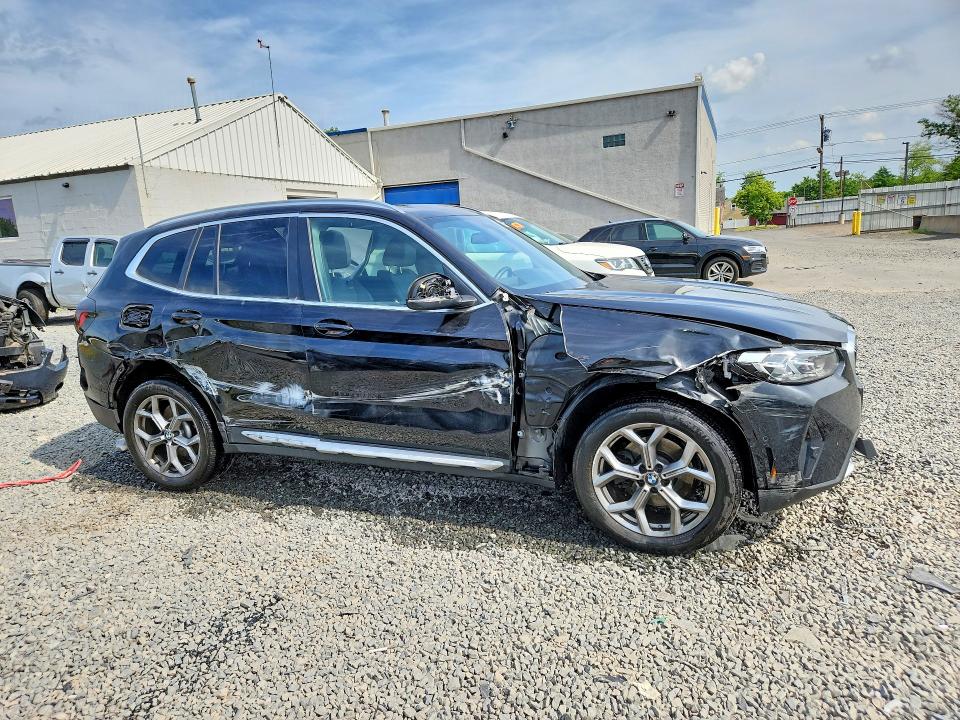 2024 BMW X3 VIN 5UX53DP00R9U69414 COPART salvage auction — SIDE, Nj - Cert Of Title-Salvage, sold $375 on 2026-07-31 (photo 4)