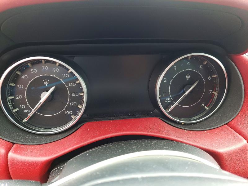 2021 Maserati VIN ZN661YUAXMX364785 COPART salvage auction — FRONT END, Ct - Cert Of Title-Salvage, sold $9,300 on 2026-07-31 (photo 9)