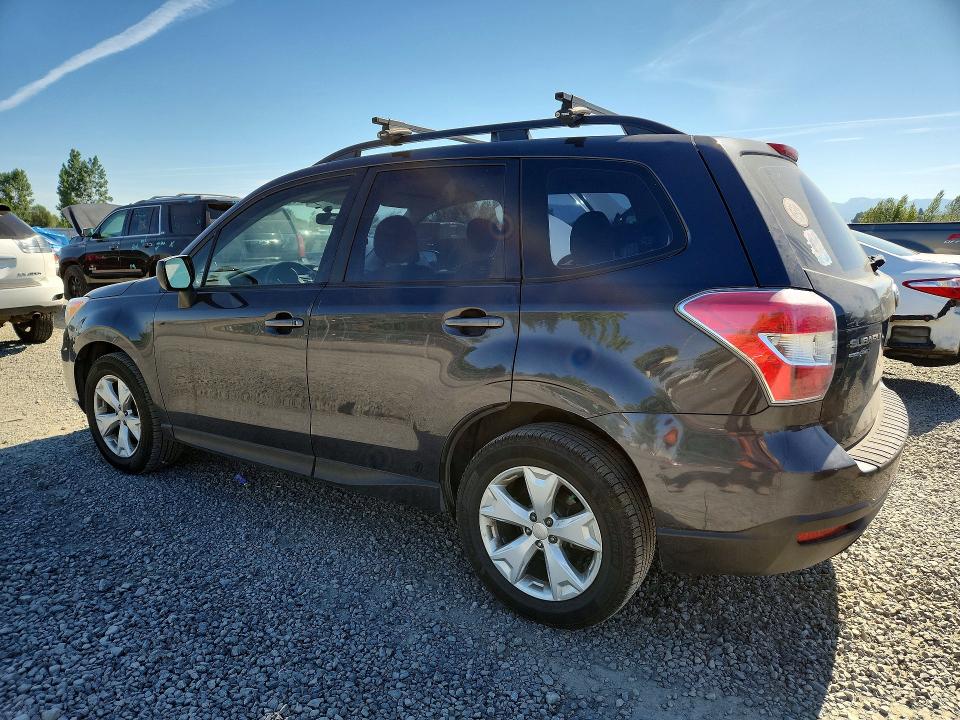 2015 Subaru VIN JF2SJABC5FH825224 COPART salvage auction — REAR END, Or - Salvage Title Certificate, sold $600 on 2026-07-28 (photo 2)