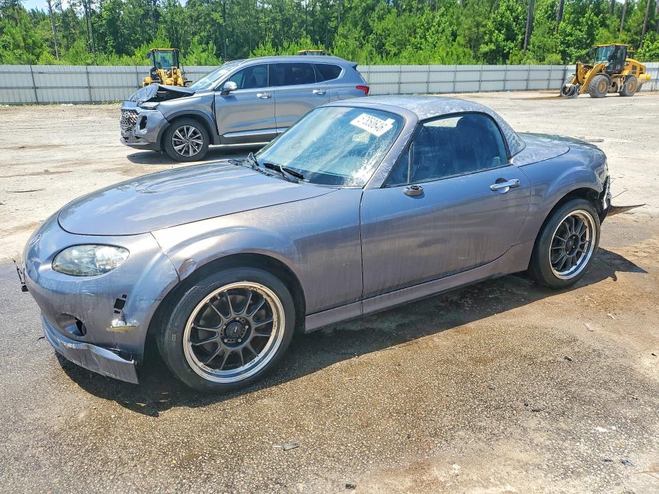 2008 Mazda Mx-5 VIN JM1NC26F580152291 COPART salvage auction — REAR END, Sc - Cert Of Title-Salvage, sold $1,100 on 2026-07-27 (photo 1)