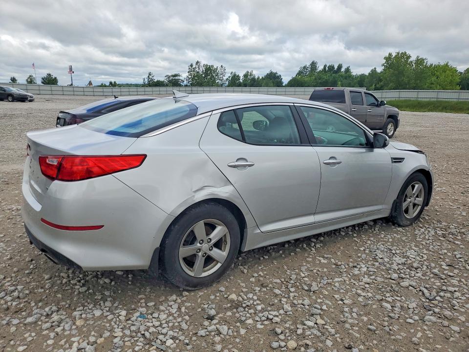 2014 Kia Optima VIN 5XXGM4A79EG273935 COPART salvage auction — FRONT END, Mi - Certificate Of Title, sold $1,150 on 2026-07-09 (photo 3)