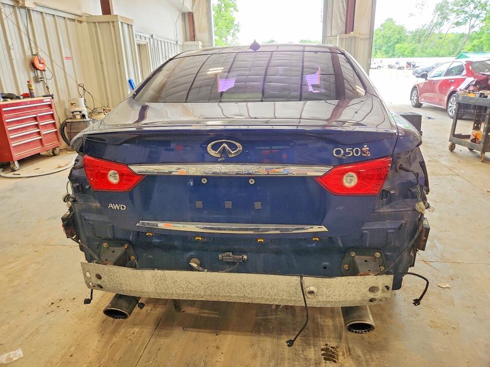 2017 Infiniti Q50 VIN JN1FV7AR2HM871040 COPART salvage auction — FRONT END, Wi - Certificate Of Title, sold $2,800 on 2026-07-15 (photo 6)