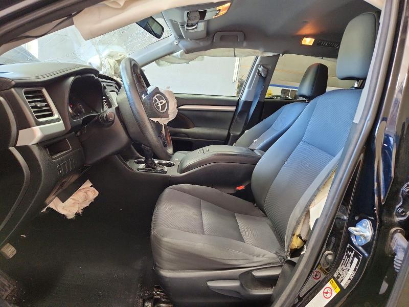 2015 Toyota Highlander VIN 5TDBKRFH5FS214735 COPART salvage auction — FRONT END, VA - CERT OF TITLE - SALVAGE, sold $2,650 on 2026-07-02 (photo 7)
