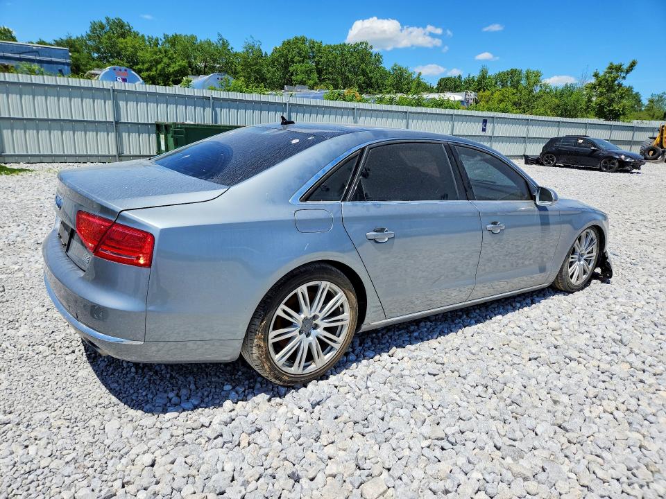 2012 Audi A8 VIN WAURVAFD7CN008965 COPART salvage auction — FRONT END, Oh - Certificate Of Title, sold $2,500 on 2026-07-31 (photo 3)