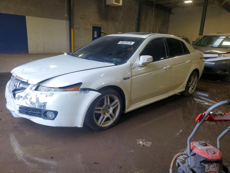 2008 Acura Tl VIN 19UUA66278A033823 COPART salvage auction — FRONT END, Pa - Cert Of Salvage-W=Flood Veh, sold $1,000 on 2026-07-06 (photo 1)