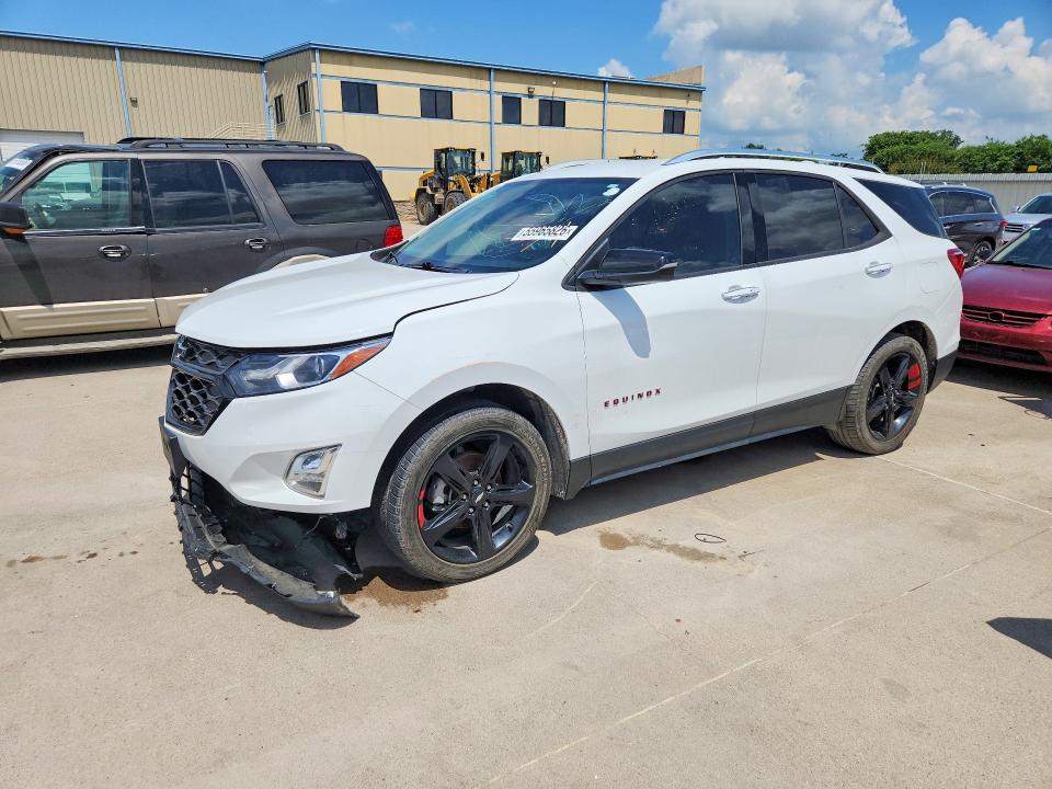 2021 Chevrolet Equinox VIN 2GNAXNEV9M6153451 COPART salvage auction — FRONT END, Tx - Certificate Of Title (P), sold $5,700 on 2026-07-02 (photo 1)