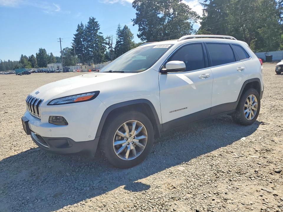 2016 Jeep Cherokee VIN 1C4PJMDSXGW214192 COPART salvage auction — MECHANICAL, Wa - Vehicle Cert Of Ownership-Titl, sold $1,600 on 2026-07-21 (photo 1)