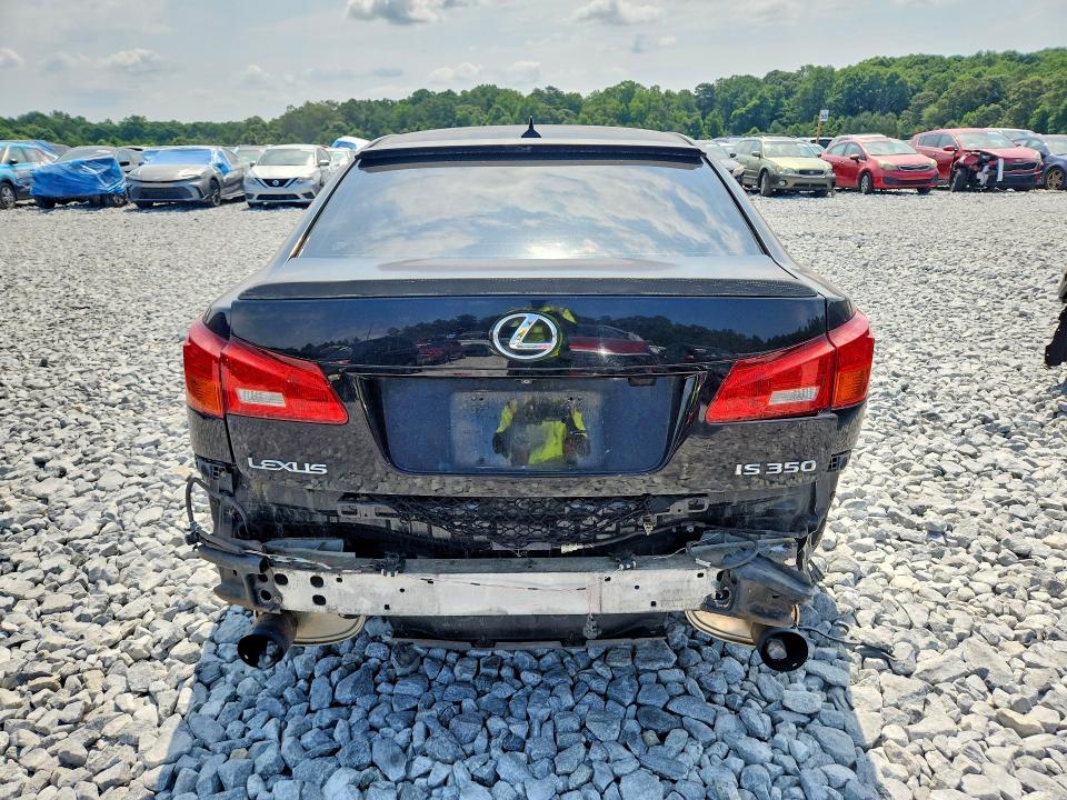 2008 Lexus Is VIN JTHBE262585017873 COPART salvage auction — REAR END, Ga - Cert Of Title-Salvage, sold $300 on 2026-07-21 (photo 6)