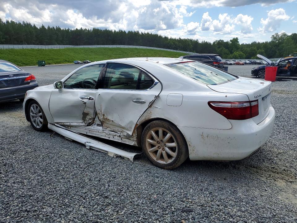 2009 Lexus Ls VIN JTHBL46F195091278 COPART salvage auction — SIDE, Nc - Salvage Certificate Of Title, sold $975 on 2026-07-23 (photo 2)