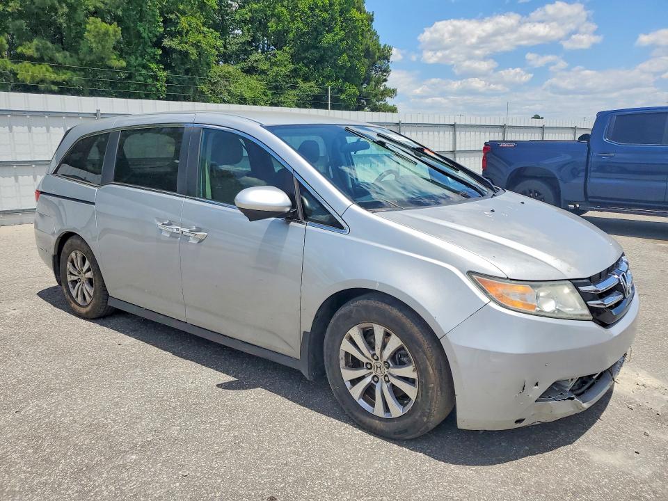 2015 Honda Odyssey VIN 5FNRL5H49FB091072 COPART salvage auction — UNDERCARRIAGE, Nc - Salvage Certificate Of Title, sold $450 on 2026-07-23 (photo 4)