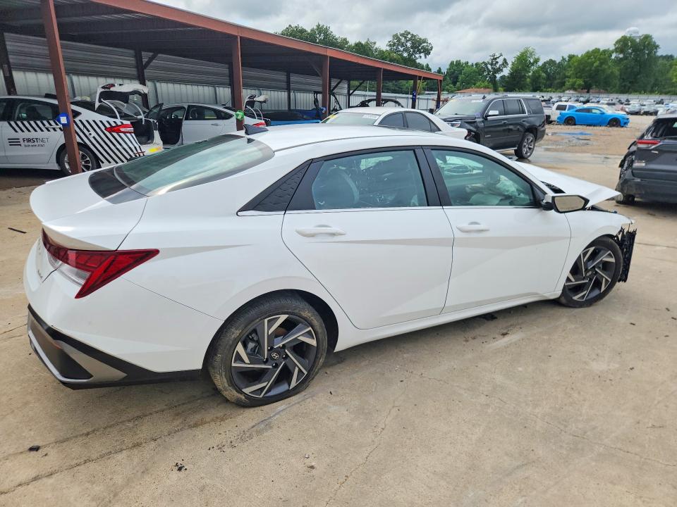 2025 Hyundai Elantra VIN KMHLP4DG4SU892204 COPART salvage auction — FRONT END, Il - Salvage Certificate, sold $2,750 on 2026-07-31 (photo 3)