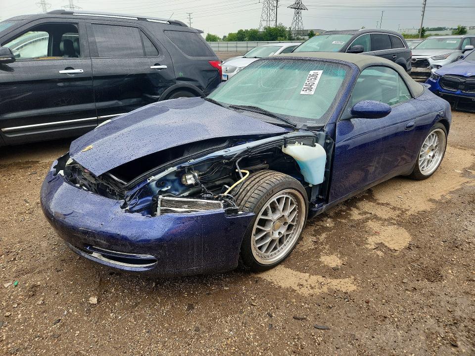 2000 Porsche 911 VIN WP0CA2992YS650911 COPART salvage auction — FRONT END, IL - SALVAGE CERTIFICATE, sold $11,100 on 2026-07-28 (photo 1)