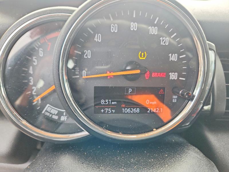 2020 Mini Cooper VIN WMWXU7C0XL2M31913 COPART salvage auction — FRONT END, GA - CERTIFICATE OF TITLE, sold $1,200 on 2026-07-23 (photo 9)
