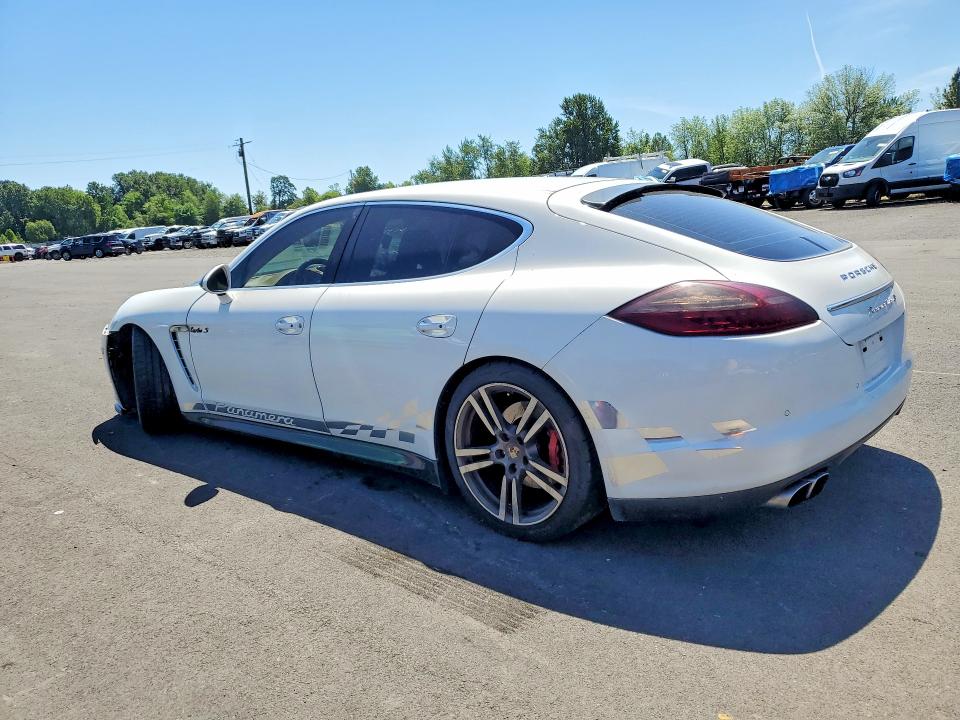 2011 Porsche Panamera VIN WP0AC2A7XBL091024 COPART salvage auction — FRONT END, Or - Salvage Title Certificate, sold $3,250 on 2026-07-02 (photo 2)