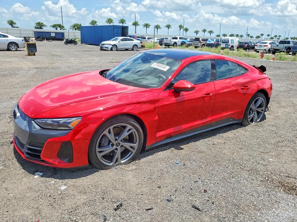 2022 Audi E-tron gt VIN WAUDJBFW4N7004389 COPART salvage auction — REAR END, Fl - Certificate Of Destruction, sold $16,800 on 2026-07-13 (photo 1)
