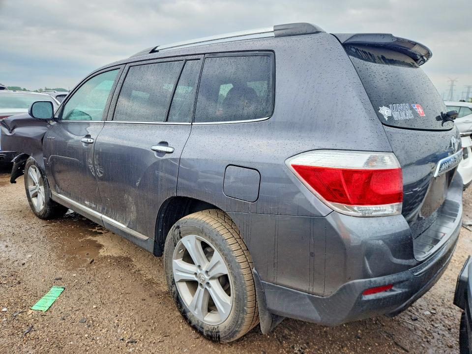 2013 Toyota Highlander VIN 5TDDK3EH3DS264215 COPART salvage auction — FRONT END, Il - Salvage Certificate, sold $4,400 on 2026-07-28 (photo 2)