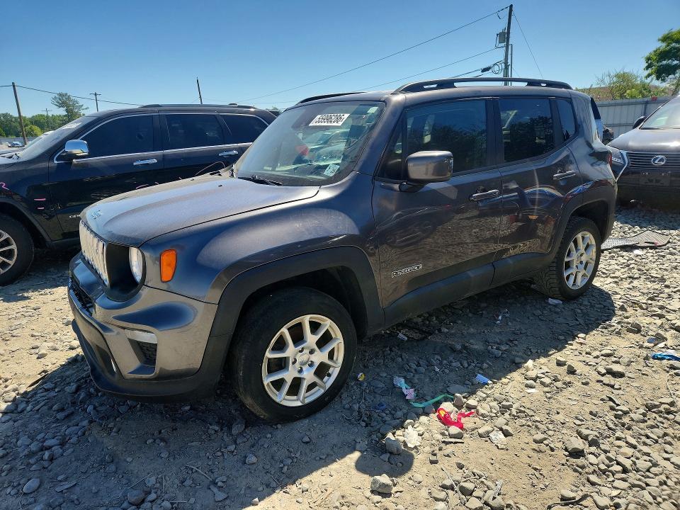 2020 Jeep VIN ZACNJBBB1LPM02439 COPART salvage auction — FRONT END, Wv - Certificate Of Title (P), sold $2,800 on 2026-07-22 (photo 1)