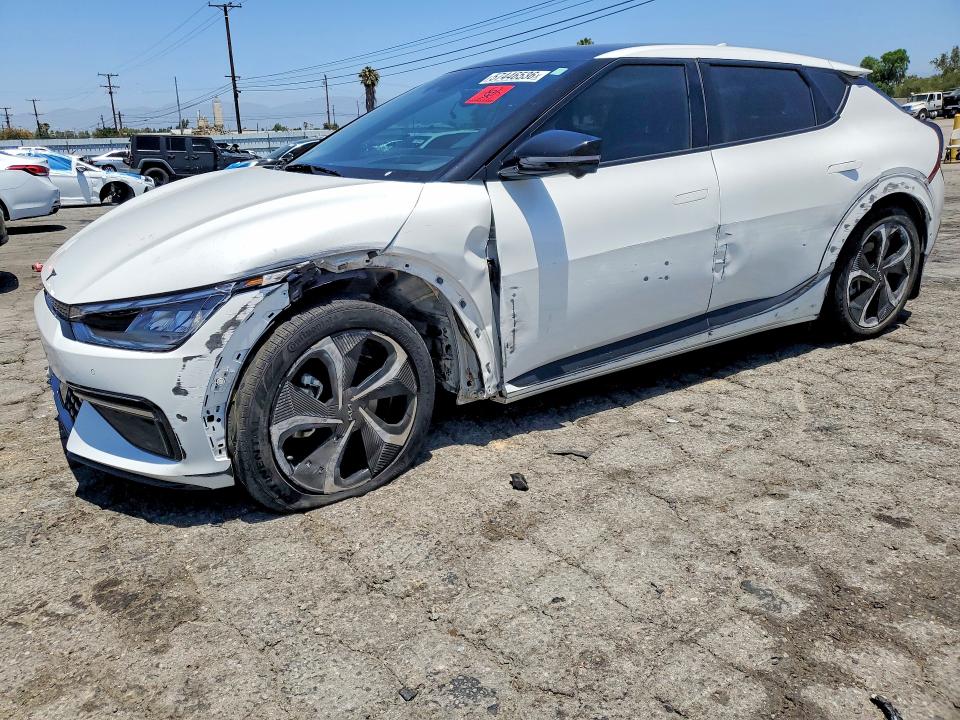 2023 Kia Ev6 VIN KNDC4DLCXP5122117 COPART salvage auction — SIDE, Ca - Salvage Certificate, sold $13,300 on 2026-07-02 (photo 1)