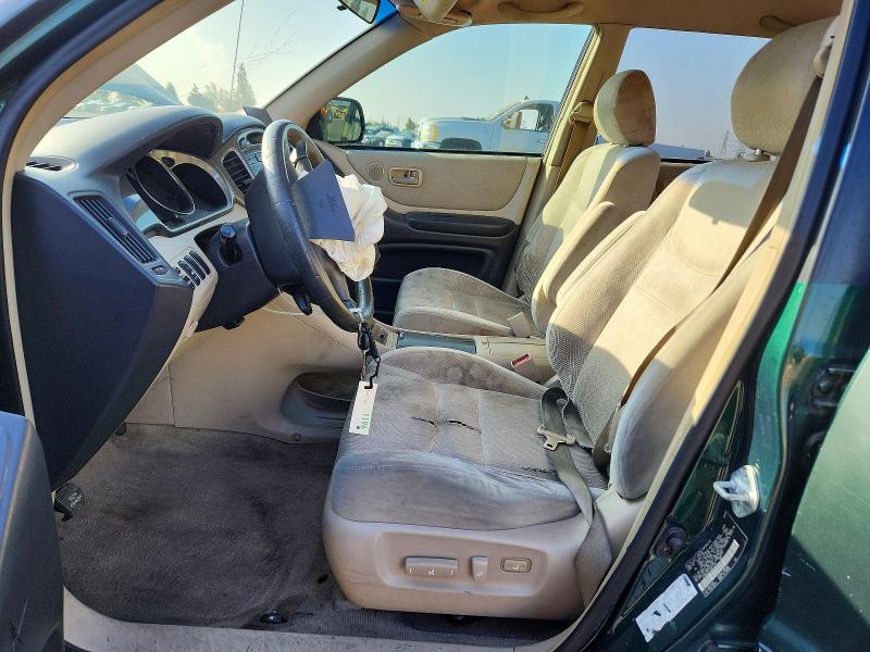 2003 Toyota Highlander VIN JTEGD21A130072752 COPART salvage auction — FRONT END, CA - SALVAGE CERTIFICATE, sold $425 on 2026-07-16 (photo 7)