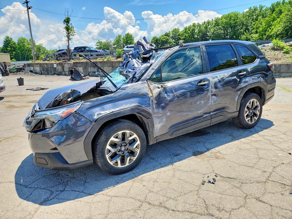 2025 Subaru Forester VIN JF2SLDDC8SH424124 COPART salvage auction — SIDE, Ny - Mv-907A Salvage Certificate, sold $450 on 2026-07-28 (photo 1)