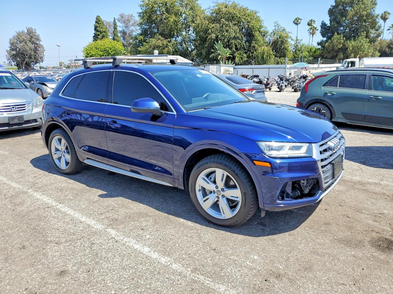 2019 Audi Q5 VIN WA1BNAFY7K2049694 COPART salvage auction — Front End, CA - SALVAGE CERTIFICATE, sold $10,100 on 2026-07-10 (photo 4)