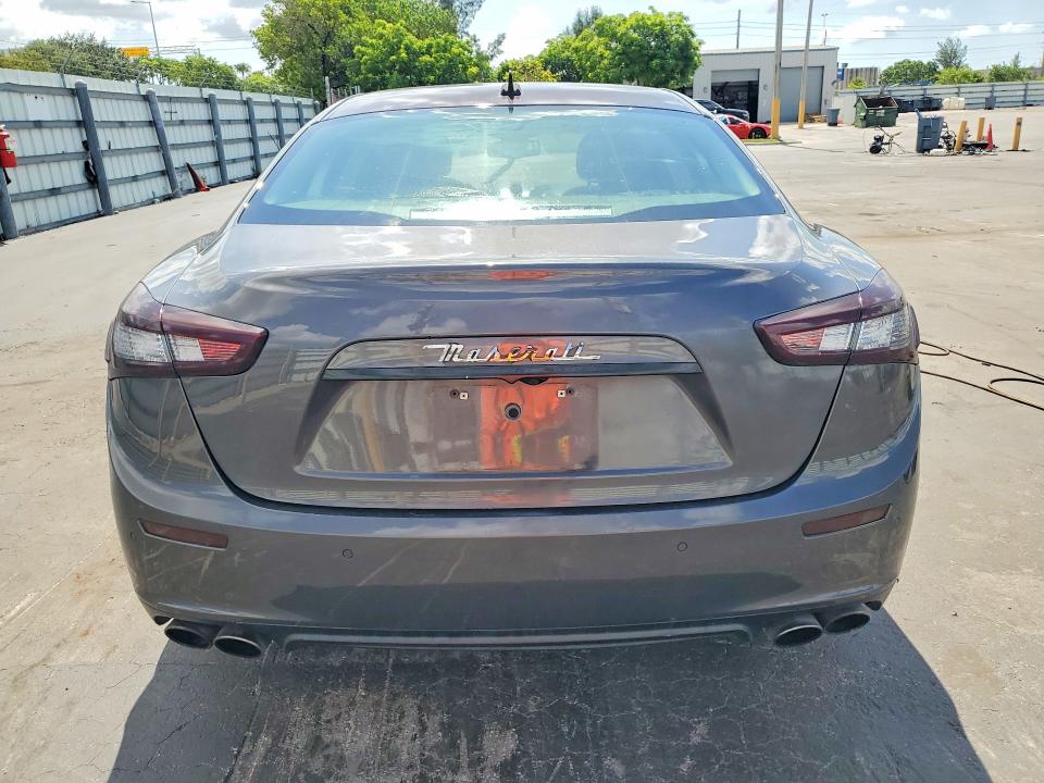 2014 Maserati Ghibli VIN ZAM57RTAXE1125207 COPART salvage auction — FRONT END, Fl - Cert Of Title-Rebuilt, sold $3,800 on 2026-07-08 (photo 6)