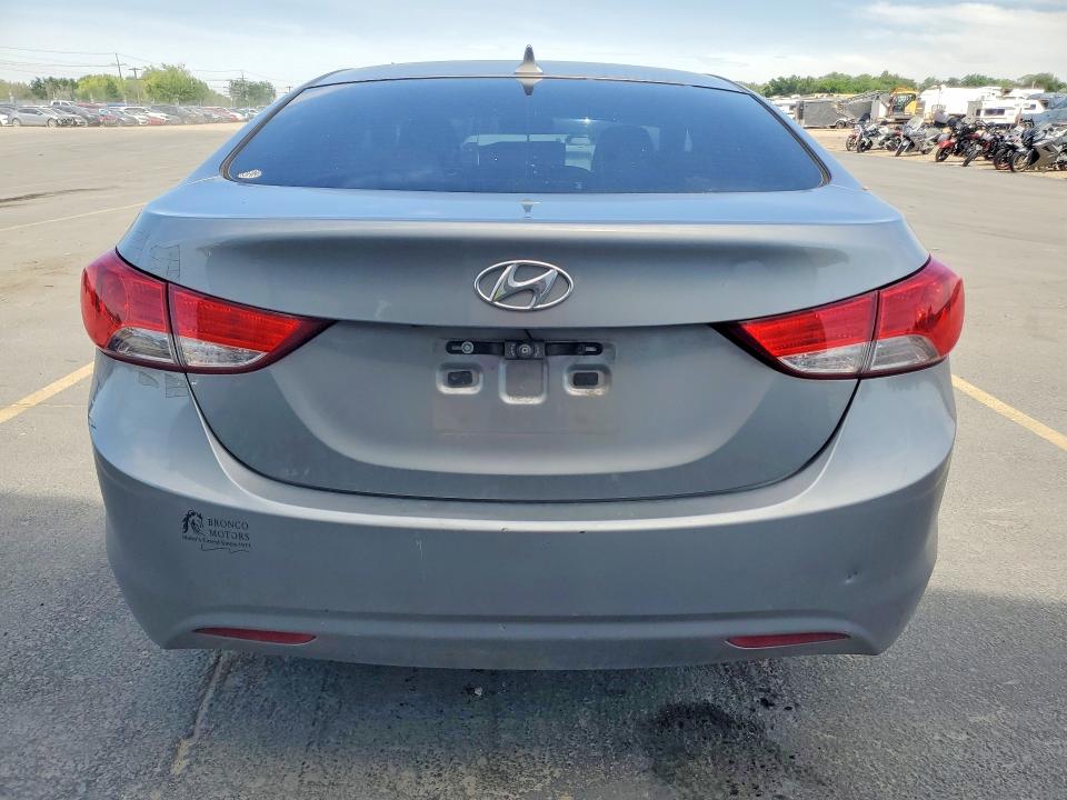 2013 Hyundai Elantra VIN KMHDH4AE5DU942633 COPART salvage auction — FRONT END, ID - SALVAGE CERTIFICATE OF TITLE, sold $875 on 2026-07-02 (photo 6)