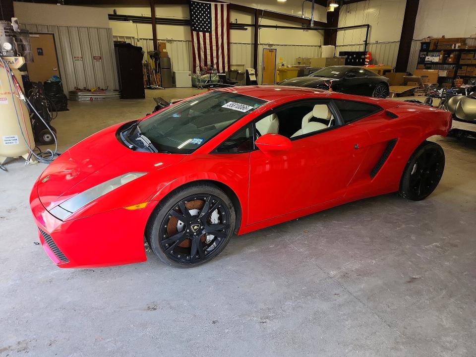 2005 Lamborghini Gallardo VIN ZHWGU11S75LA02417 — COPART salvage auction photo