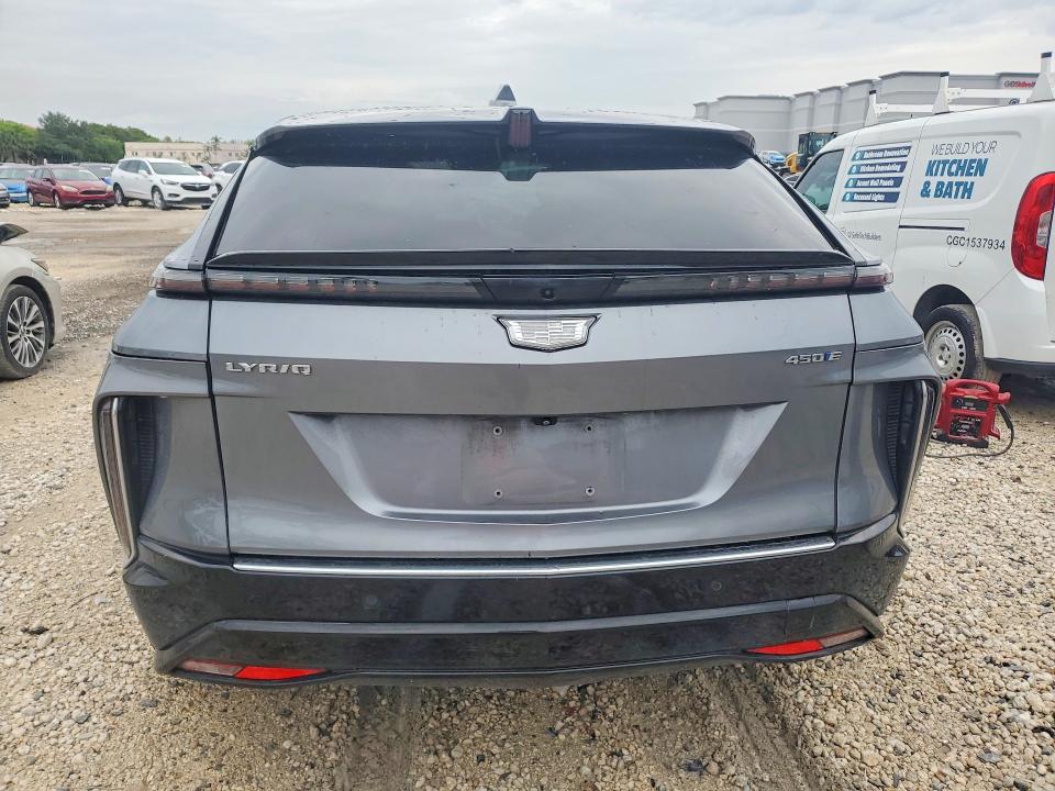 2023 Cadillac Lyriq VIN 1GYKPMRK1PZ000945 COPART salvage auction — FRONT END, Fl - Cert Of Title Slvg Rebuildable, sold $15 on 2026-07-31 (photo 6)