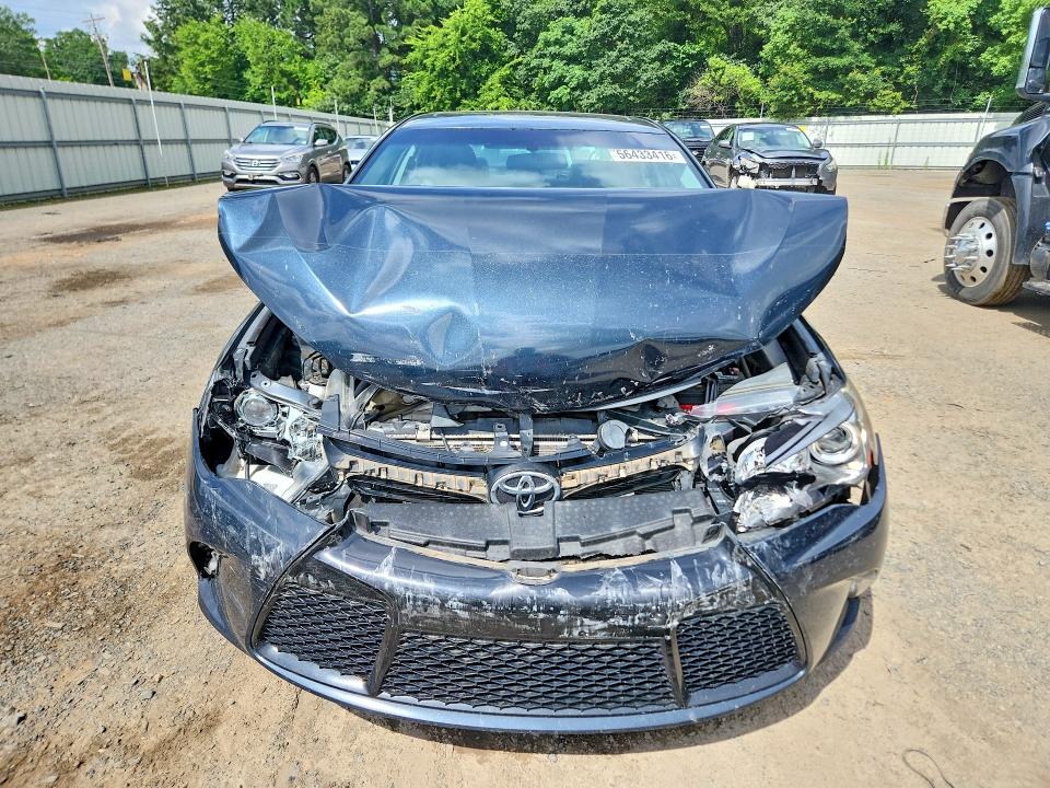 2017 Toyota Camry VIN 4T1BF1FK0HU374310 COPART salvage auction — FRONT END, La - Cert Of Title-Salvage, sold $4,450 on 2026-07-02 (photo 5)